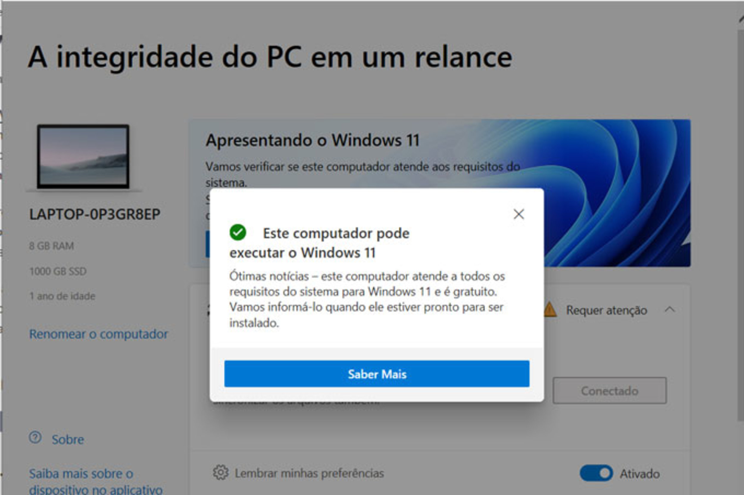 Atualize para o Windows 11 sem atender aos requisitos